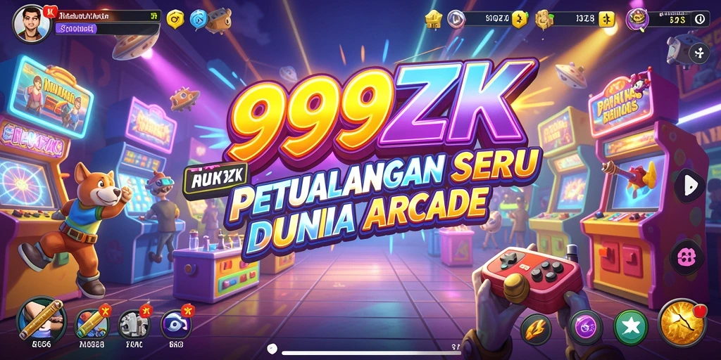 Tampilan gameplay seru dari 999ZK dengan tantangan arcade yang menarik.