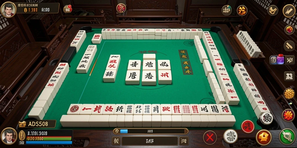 Screenshot gameplay <strong>ADS508</strong> menampilkan tantangan menarik dalam <strong>Mahjong</strong>.