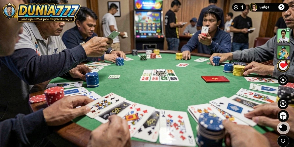 Tampilan utama gameplay DUNIA777 yang seru dan interaktif.