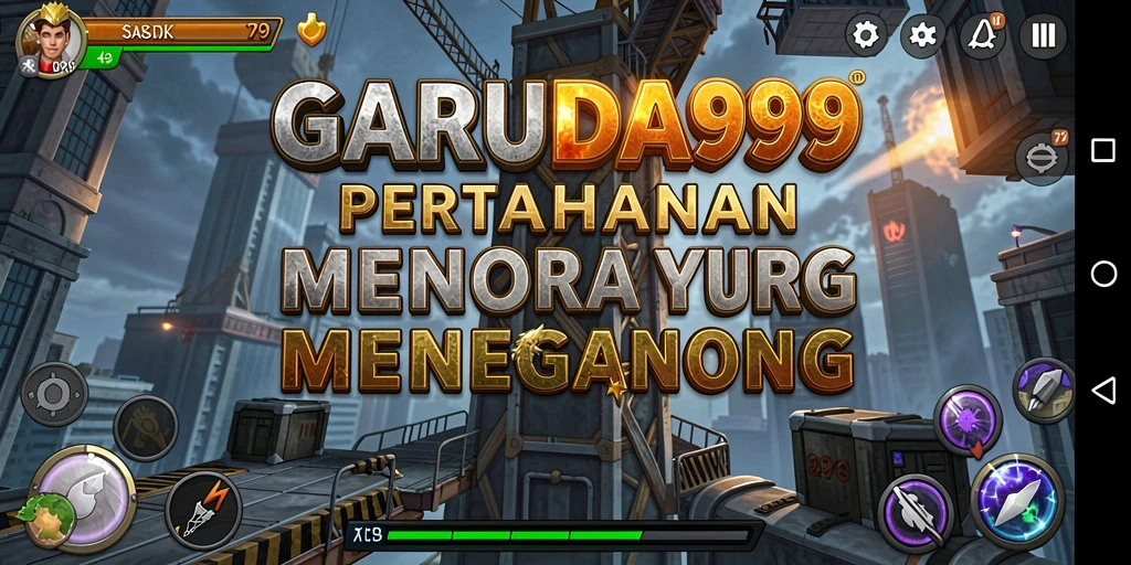 Tampilan gameplay seru dari GARUDA999 dalam genre Tower Defense.