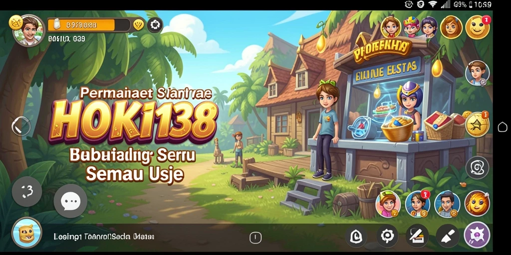 Screenshot HOKI138 menunjukkan gameplay seru dan berwarna-warni.