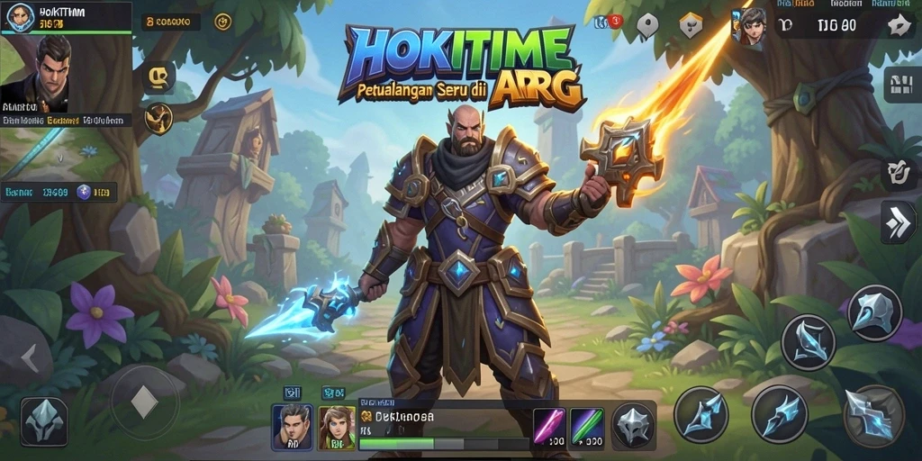 Tampilan gameplay menarik HOKITIME dalam dunia ARPG.