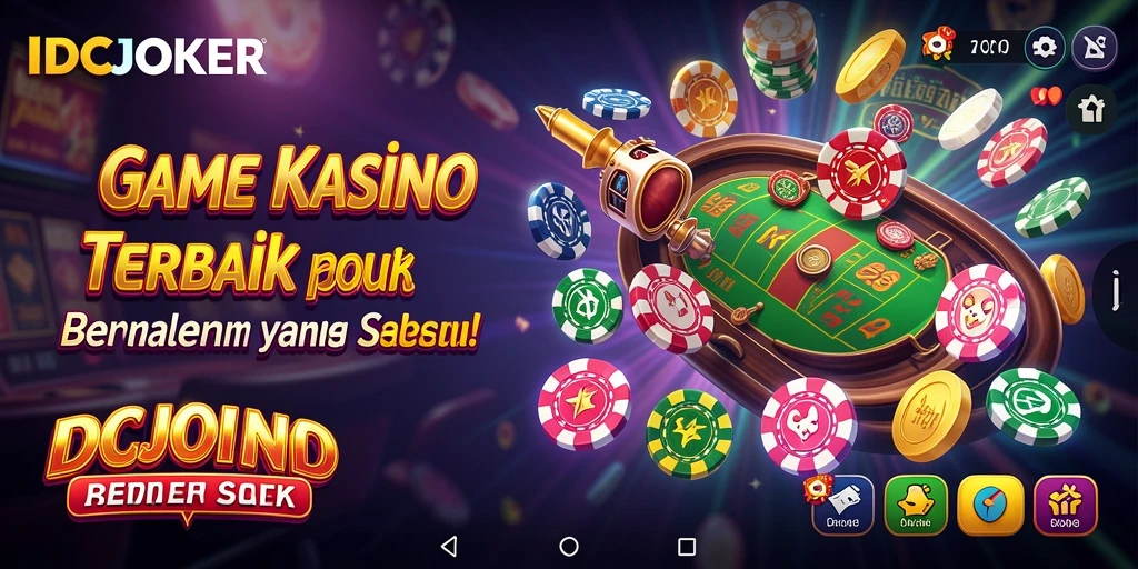 Screenshot gameplay IDCJOKER menampilkan suasana kasino yang mendebarkan.
