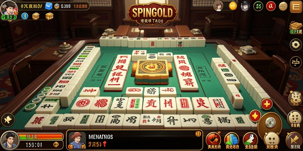 Tampilan gameplay SPINGOLD yang menawan dan penuh tantangan.