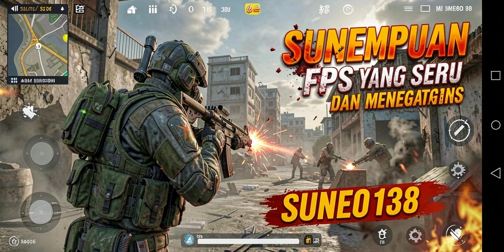 Tangkapan layar dari gameplay SUNEO138 yang menampilkan aksi FPS yang mendebarkan.