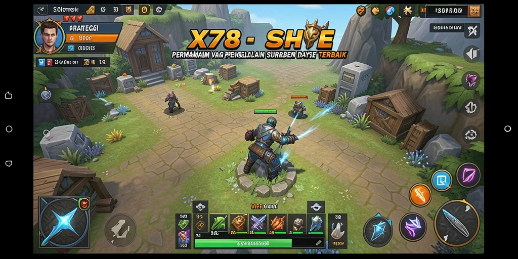 Tampilan gameplay X78 yang menarik dan menantang.